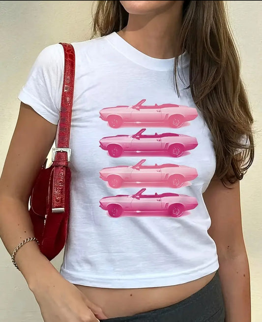 “Pink car” t-shirt